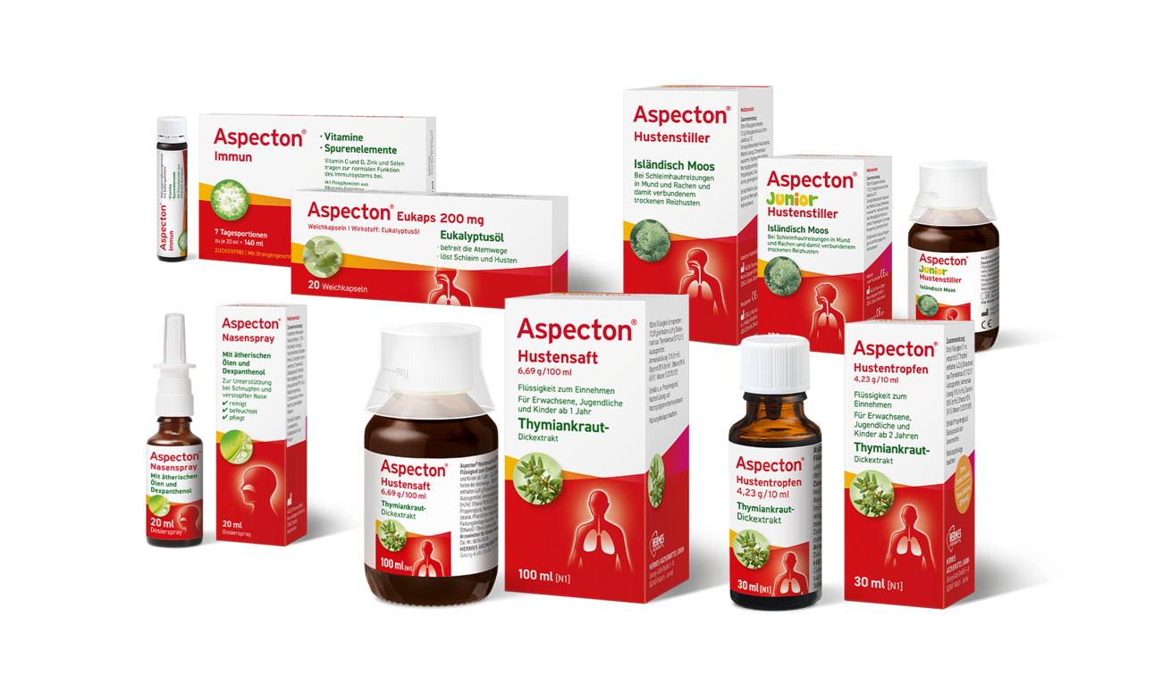 Gesamtes Aspecton® Sortiment